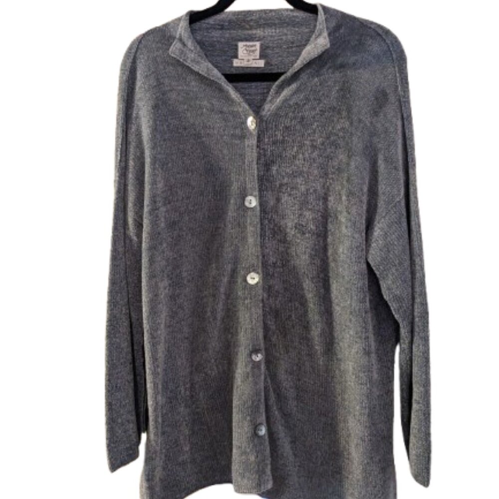 Margaret O'Leary Chenille Hand Knit Cardigan